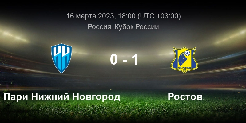 Ростов пари нижний новгород. Чемпионат России – пари Нижний Новгород.